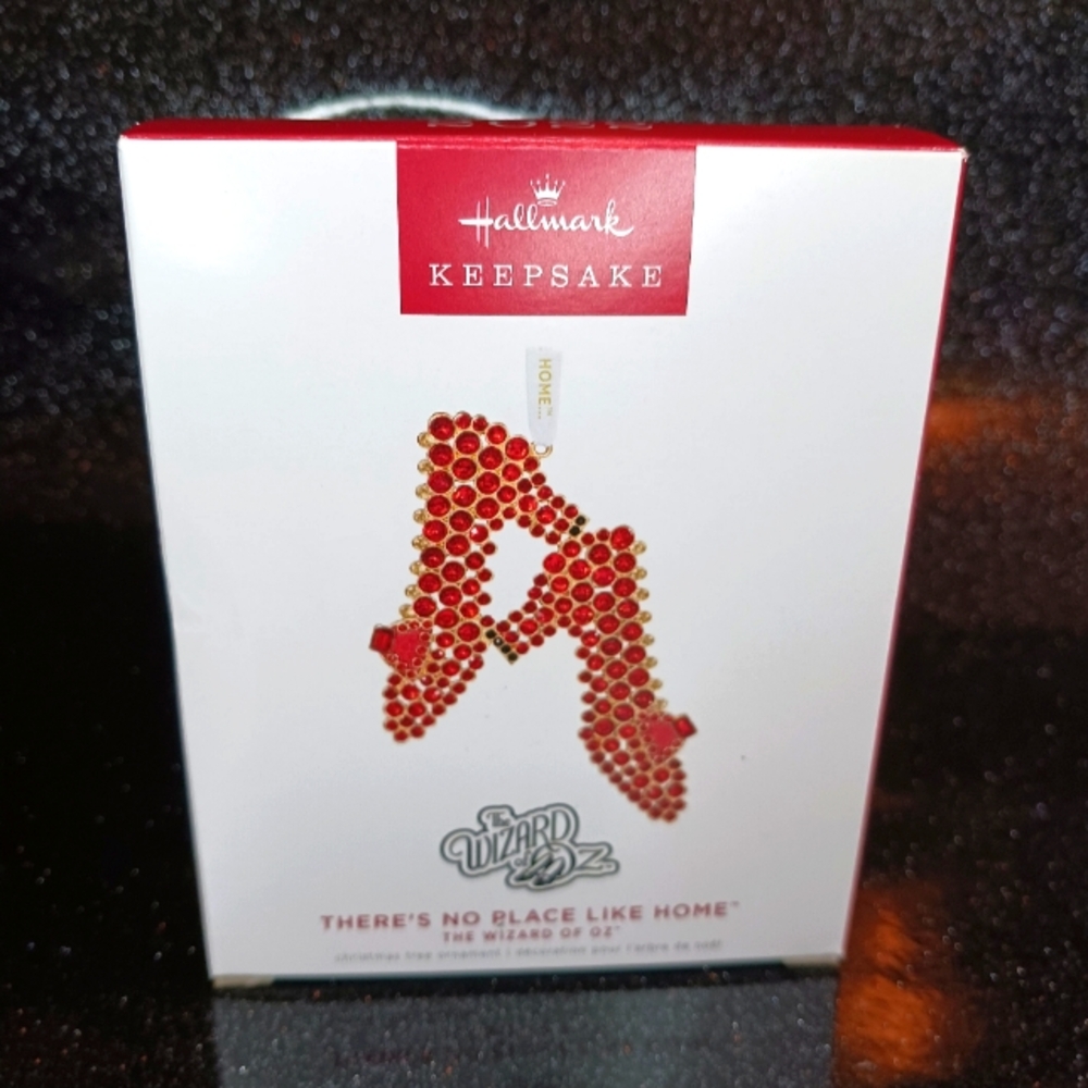 Hallmark There's No Place Like Home Ruby Slippers Ornament.